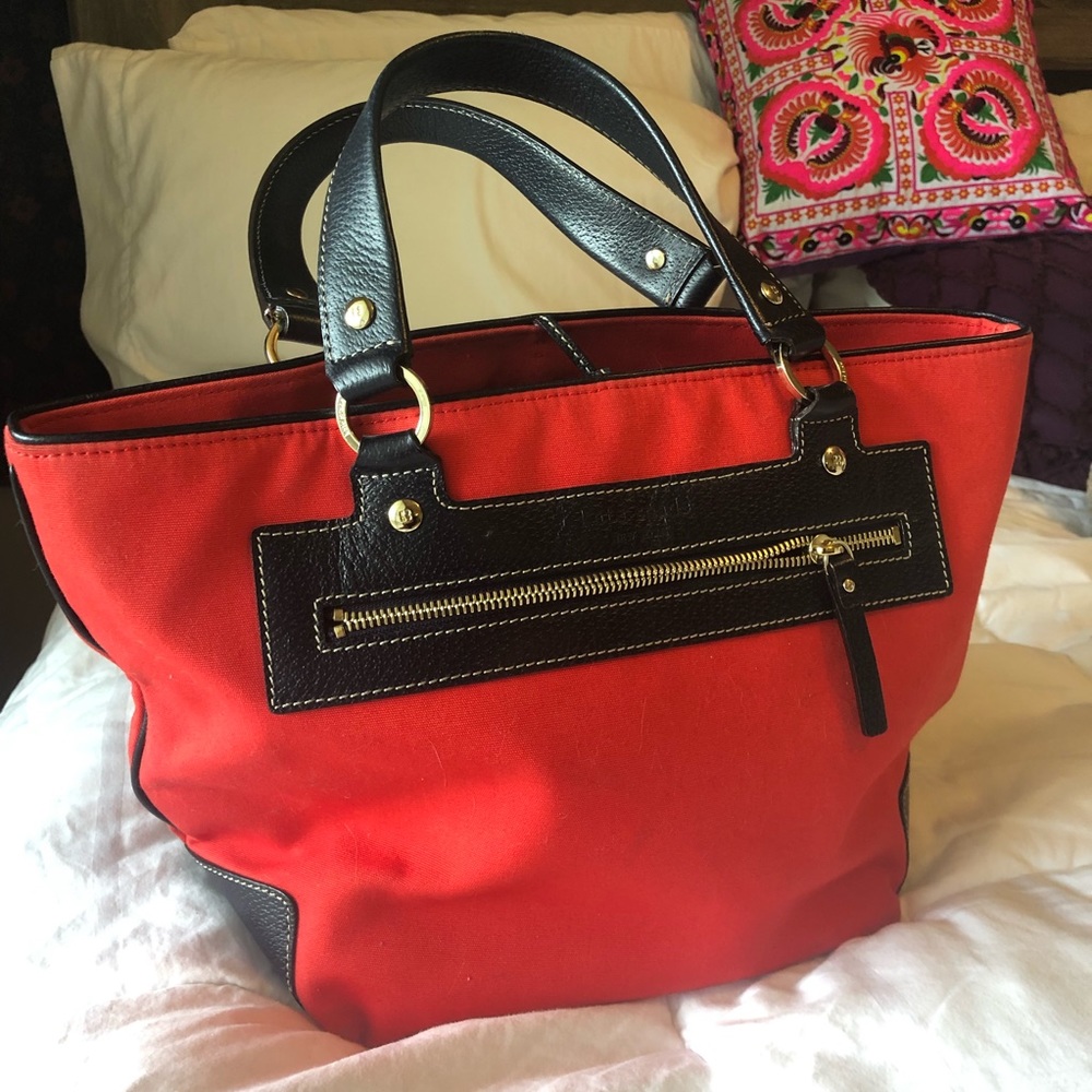 Kate Spade - Navy Blue and Red purse